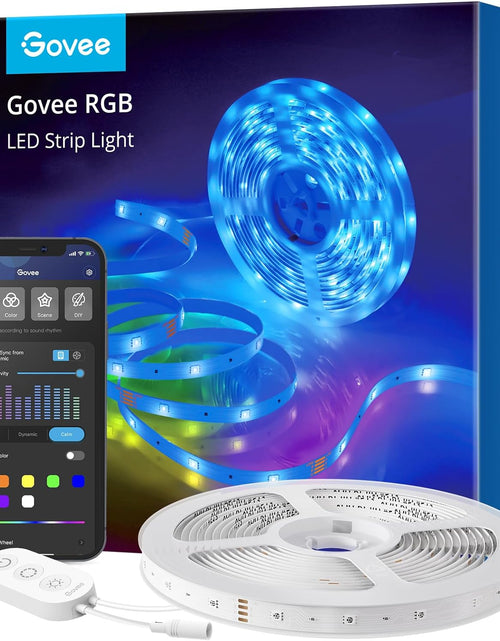 Load image into Gallery viewer, Smart LED Strip Lights, 16.4Ft Wifi LED Lights Work with Alexa and Google Assistant, RGB Color Changing, 16 Million Colors with App Control and Music Sync for Home, Kitchen, TV, Party
