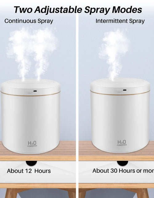 Load image into Gallery viewer, 2L Ultrasonic Cool Mist Humidifier for Room Air Vaporizers and Humidifier for Baby, White
