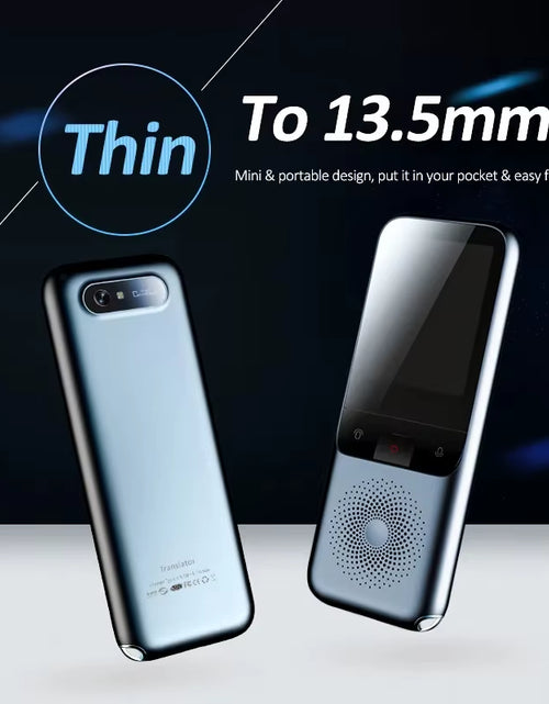 Load image into Gallery viewer, 2024 T11 Portable Audio Translator - Smart Voice AI Device with Offline Real-Time Translation in 138 Languages and Photo Translation Capability
