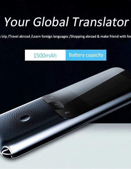 Load image into Gallery viewer, 2024 T11 Portable Audio Translator - Smart Voice AI Device with Offline Real-Time Translation in 138 Languages and Photo Translation Capability

